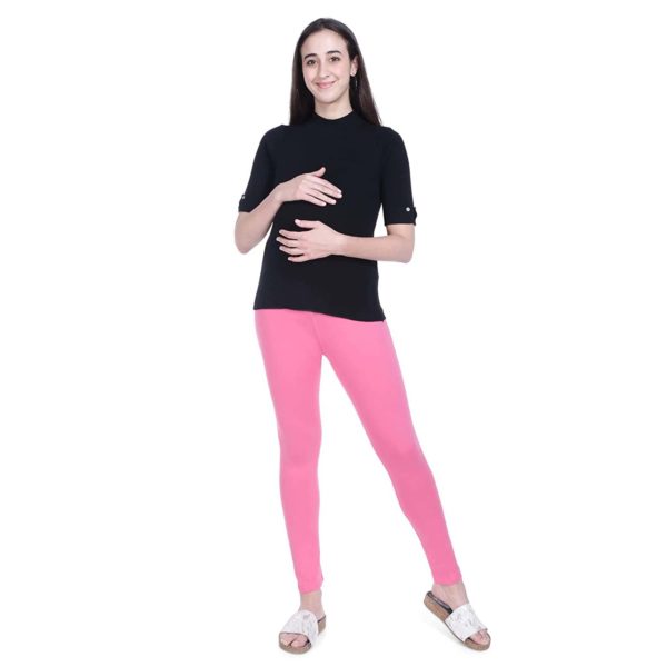 candy flows pink maternity leggings