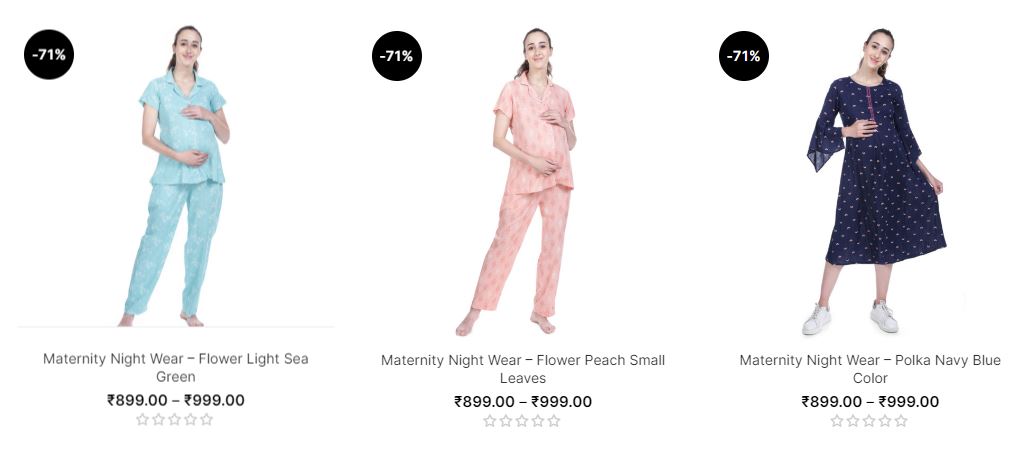 maternity night suits